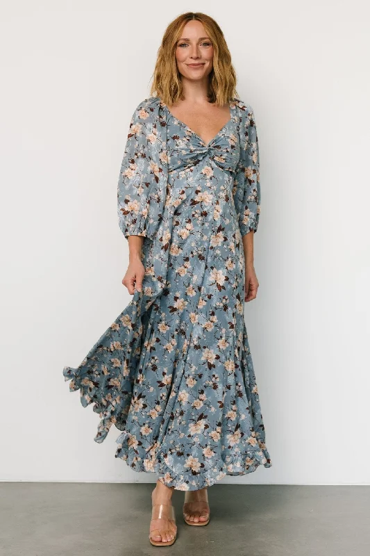 Printed Abstract Women Dress for a Modern and Artistic AppealPrinted Abstract Women Dress for a Modern and Artistic AppealEstefania Maxi Dress | Blue + Peach Floral Printed Abstract Women Dress for a Modern and Artistic AppealPrinted Abstract Women Dress for a Modern and Artistic AppealEstefania Maxi Dress | Blue + Peach Floral