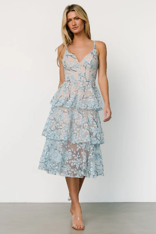Printed Abstract Women Dress for a Modern and Artistic AppealPrinted Abstract Women Dress for a Modern and Artistic AppealGiavanna Tiered Midi Dress | Dusty Blue Printed Abstract Women Dress for a Modern and Artistic AppealPrinted Abstract Women Dress for a Modern and Artistic AppealGiavanna Tiered Midi Dress | Dusty Blue