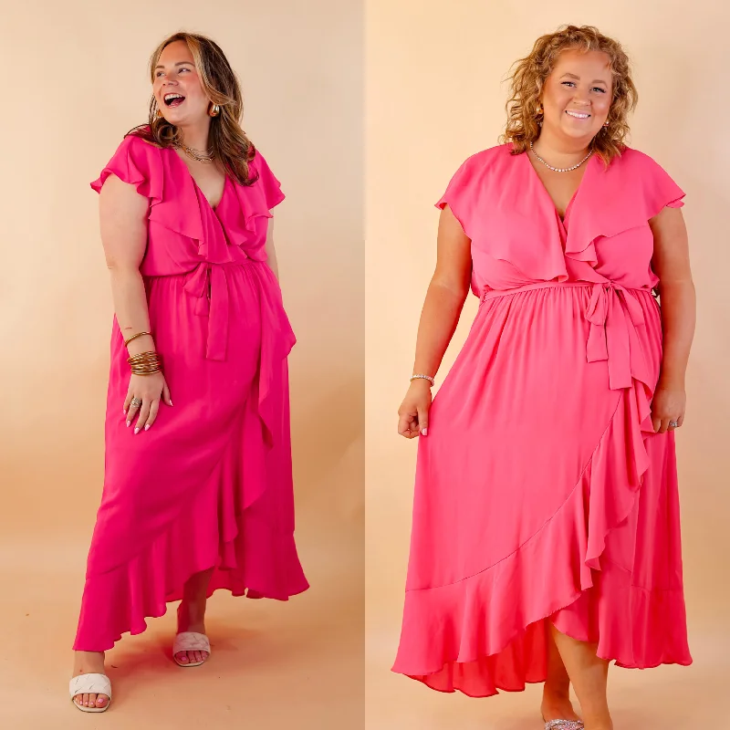 Plus Size Women Dress with a Flattering A - Line Cut for Comfort and Style Plus Size Women Dress with a Flattering A - Line Cut for Comfort and Style Tranquil Touch Ruffle Midi Dress with Waist Tie in Pink Plus Size Women Dress with a Flattering A - Line Cut for Comfort and Style Plus Size Women Dress with a Flattering A - Line Cut for Comfort and Style Tranquil Touch Ruffle Midi Dress with Waist Tie in Pink
