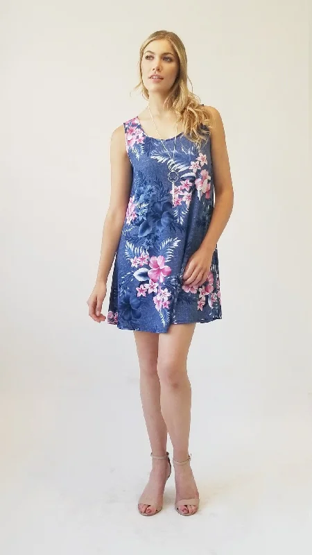 Printed Abstract Women Dress for a Modern and Artistic Appeal Printed Abstract Women Dress for a Modern and Artistic Appeal Tropical floral puff print