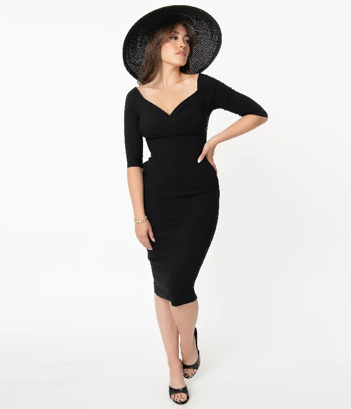 Long - Sleeve Women Dress in Velvet for a Luxurious Winter LookLong - Sleeve Women Dress in Velvet for a Luxurious Winter LookUnique Vintage Black Shailene Pencil Dress Long - Sleeve Women Dress in Velvet for a Luxurious Winter LookLong - Sleeve Women Dress in Velvet for a Luxurious Winter LookUnique Vintage Black Shailene Pencil Dress