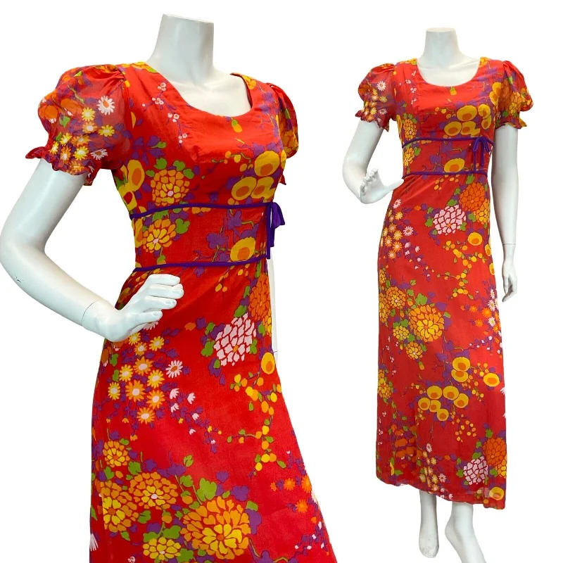 Empire Waist Women Dress to Accentuate the Bust and Conceal the Waist Empire Waist Women Dress to Accentuate the Bust and Conceal the Waist VTG 70S PSYCHEDELIC FLORAL DAISY EMPIRE MAXI DRESS RED ORANGE YELLOW PURPLE 8 Empire Waist Women Dress to Accentuate the Bust and Conceal the Waist Empire Waist Women Dress to Accentuate the Bust and Conceal the Waist VTG 70S PSYCHEDELIC FLORAL DAISY EMPIRE MAXI DRESS RED ORANGE YELLOW PURPLE 8