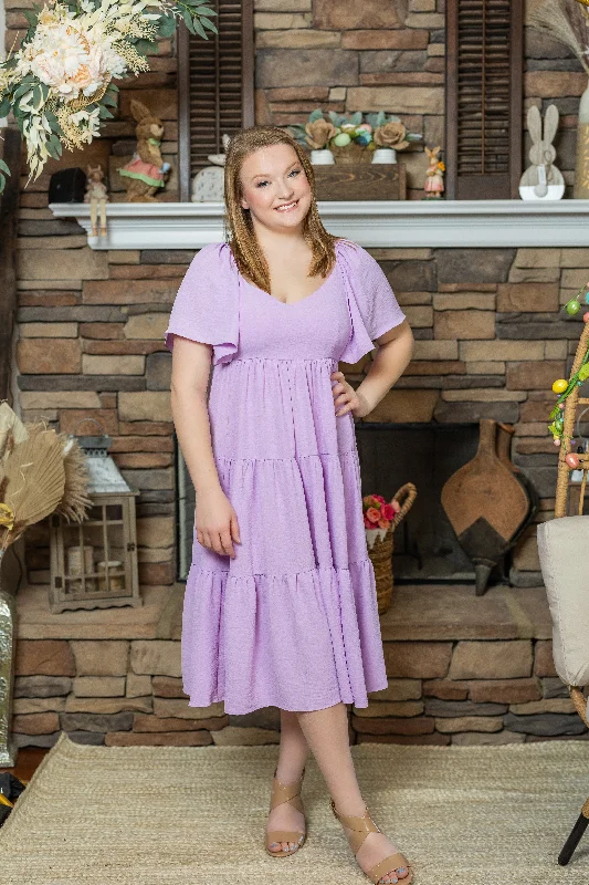 Pleated Women Dress with a Timeless and Elegant TexturePleated Women Dress with a Timeless and Elegant TextureLavender Haze Tiered Midi Easter Dress by She & Sky Pleated Women Dress with a Timeless and Elegant TexturePleated Women Dress with a Timeless and Elegant TextureLavender Haze Tiered Midi Easter Dress by She & Sky