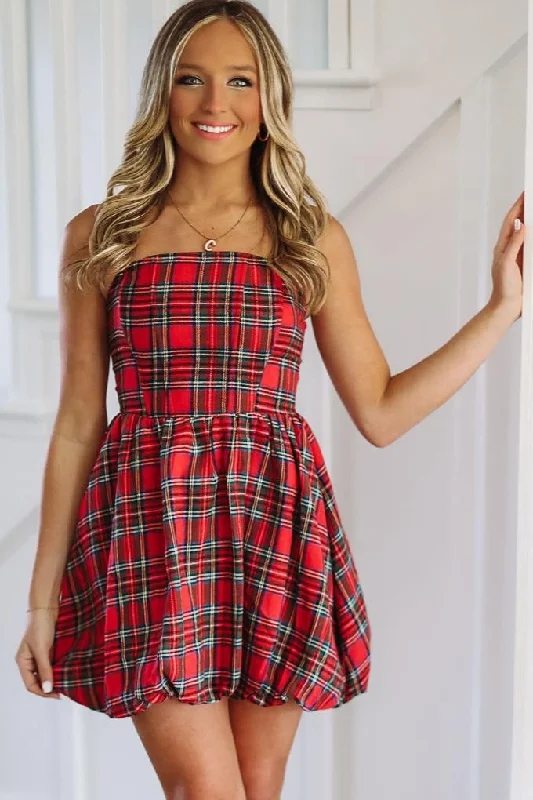 Off - the - Shoulder Women Dress for a Romantic and Feminine LookOff - the - Shoulder Women Dress for a Romantic and Feminine LookHoliday in Style Balloon Mini Dress - Red Plaid Off - the - Shoulder Women Dress for a Romantic and Feminine LookOff - the - Shoulder Women Dress for a Romantic and Feminine LookHoliday in Style Balloon Mini Dress - Red Plaid