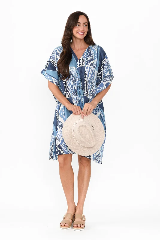 Printed Abstract Women Dress for a Modern and Artistic AppealPrinted Abstract Women Dress for a Modern and Artistic AppealIsabel Blue Motif Cotton Kaftan Printed Abstract Women Dress for a Modern and Artistic AppealPrinted Abstract Women Dress for a Modern and Artistic AppealIsabel Blue Motif Cotton Kaftan
