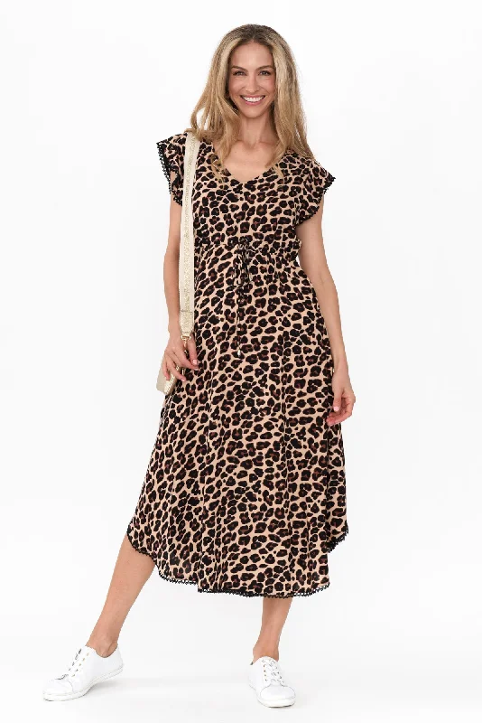 Lace - Embellished Women Dress for an Elegant and Sophisticated AppearanceLace - Embellished Women Dress for an Elegant and Sophisticated AppearanceLibby Brown Leopard Midi Dress Lace - Embellished Women Dress for an Elegant and Sophisticated AppearanceLace - Embellished Women Dress for an Elegant and Sophisticated AppearanceLibby Brown Leopard Midi Dress