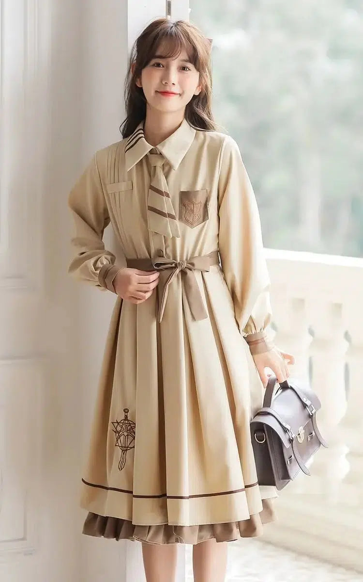 Empire Waist Women Dress to Accentuate the Bust and Conceal the WaistEmpire Waist Women Dress to Accentuate the Bust and Conceal the WaistLight Academia Uniform Midi Dress Empire Waist Women Dress to Accentuate the Bust and Conceal the WaistEmpire Waist Women Dress to Accentuate the Bust and Conceal the WaistLight Academia Uniform Midi Dress