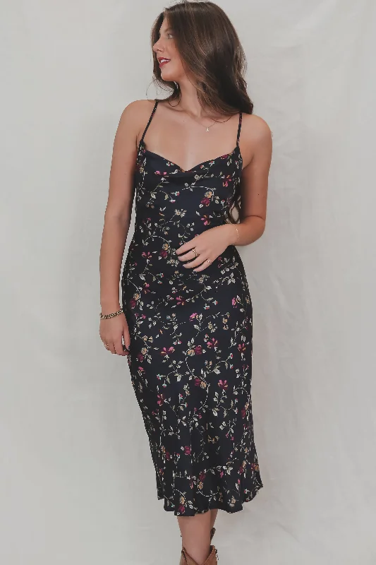 Mini Women Dress with a Short Hem for a Young and Trendy StyleMini Women Dress with a Short Hem for a Young and Trendy StyleIn Your Wildest Dream Navy Floral Satin Midi Dress Mini Women Dress with a Short Hem for a Young and Trendy StyleMini Women Dress with a Short Hem for a Young and Trendy StyleIn Your Wildest Dream Navy Floral Satin Midi Dress