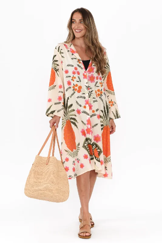 Shift Women Dress with a Simple and Classic Design for Everyday WearShift Women Dress with a Simple and Classic Design for Everyday WearStav Orange Tropical Cotton Button Kaftan Shift Women Dress with a Simple and Classic Design for Everyday WearShift Women Dress with a Simple and Classic Design for Everyday WearStav Orange Tropical Cotton Button Kaftan