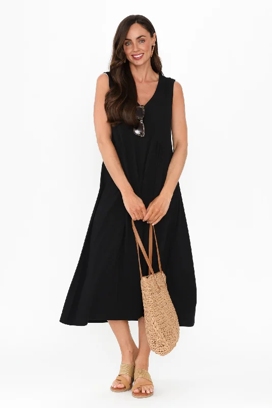 Halter Neck Women Dress to Show Off the Shoulders and NecklineHalter Neck Women Dress to Show Off the Shoulders and NecklineTarah Black Cotton Stretch V Neck Dress Halter Neck Women Dress to Show Off the Shoulders and NecklineHalter Neck Women Dress to Show Off the Shoulders and NecklineTarah Black Cotton Stretch V Neck Dress