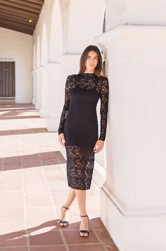 Empire Waist Women Dress to Accentuate the Bust and Conceal the WaistEmpire Waist Women Dress to Accentuate the Bust and Conceal the WaistTida Long Sleeve Mock Neck Lace Midi Dress Black Empire Waist Women Dress to Accentuate the Bust and Conceal the WaistEmpire Waist Women Dress to Accentuate the Bust and Conceal the WaistTida Long Sleeve Mock Neck Lace Midi Dress Black