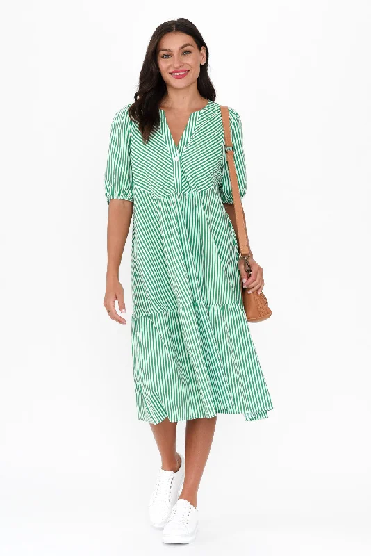Sleeveless Women Dress in Bright Colors for Summer PartiesSleeveless Women Dress in Bright Colors for Summer PartiesZariah Green Stripe Cotton Tier Dress Sleeveless Women Dress in Bright Colors for Summer PartiesSleeveless Women Dress in Bright Colors for Summer PartiesZariah Green Stripe Cotton Tier Dress