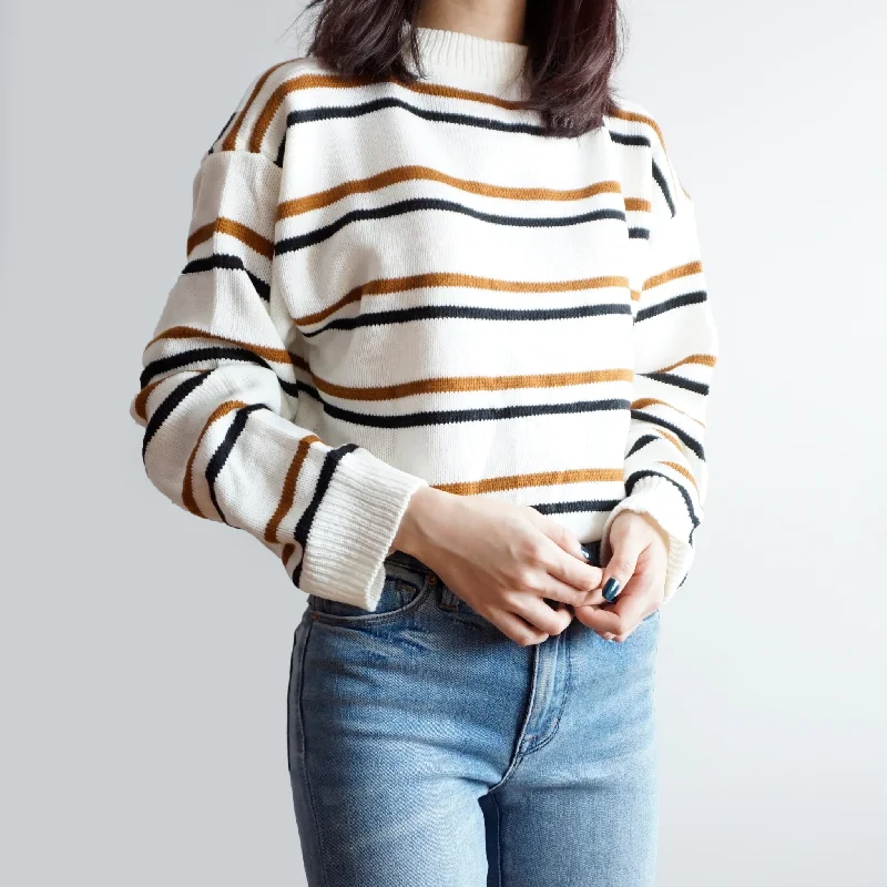 color block women cardigan with bold huescolor block women cardigan with bold huesSchool Stripe Sweater (3 Colors)