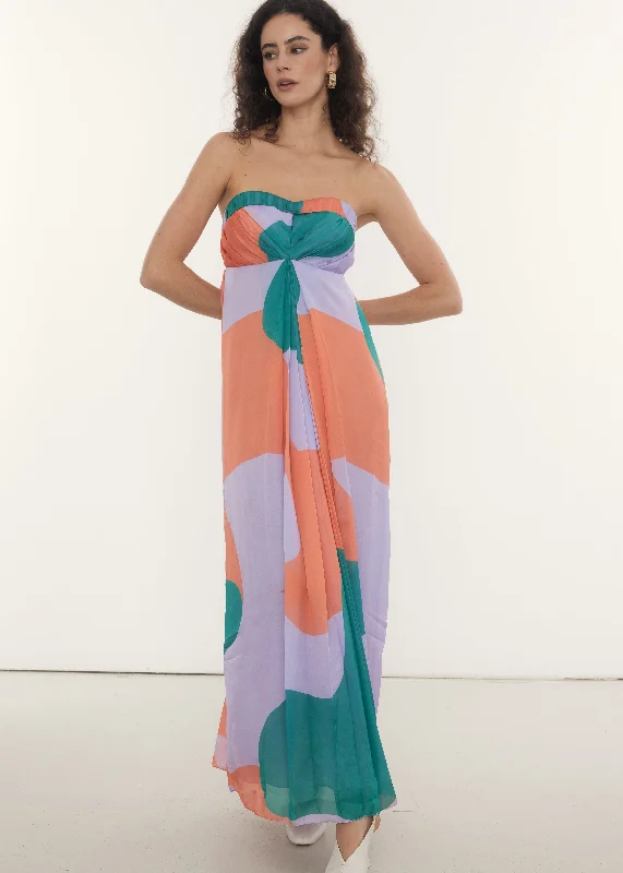 Off - the - Shoulder Women Dress for a Romantic and Feminine LookOff - the - Shoulder Women Dress for a Romantic and Feminine LookBea Maxi | Abstract