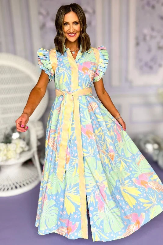 Off - the - Shoulder Women Dress for a Romantic and Feminine LookOff - the - Shoulder Women Dress for a Romantic and Feminine LookEmily McCarthy Blue Multi Print Classic Collar Pleated Ruffle Sleeve Maxi Dress Off - the - Shoulder Women Dress for a Romantic and Feminine LookOff - the - Shoulder Women Dress for a Romantic and Feminine LookEmily McCarthy Blue Multi Print Classic Collar Pleated Ruffle Sleeve Maxi Dress