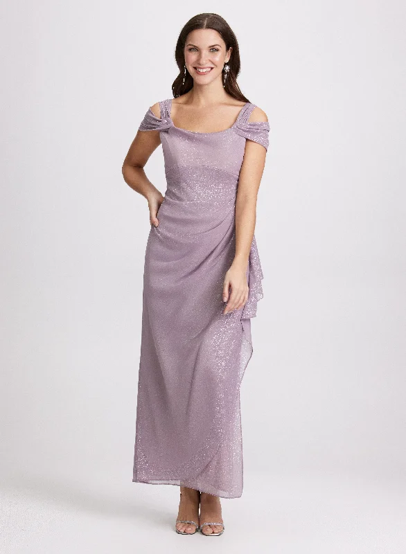 Sheath Women Dress with a Tailored Fit for a Professional LookSheath Women Dress with a Tailored Fit for a Professional LookGlitter Cold Shoulder Dress