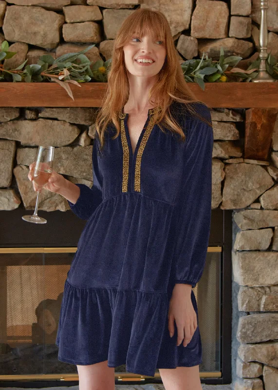 Plus Size Women Dress with a Flattering A - Line Cut for Comfort and StylePlus Size Women Dress with a Flattering A - Line Cut for Comfort and StyleNavy Embroidered Velvet Tiered Dress Plus Size Women Dress with a Flattering A - Line Cut for Comfort and StylePlus Size Women Dress with a Flattering A - Line Cut for Comfort and StyleNavy Embroidered Velvet Tiered Dress