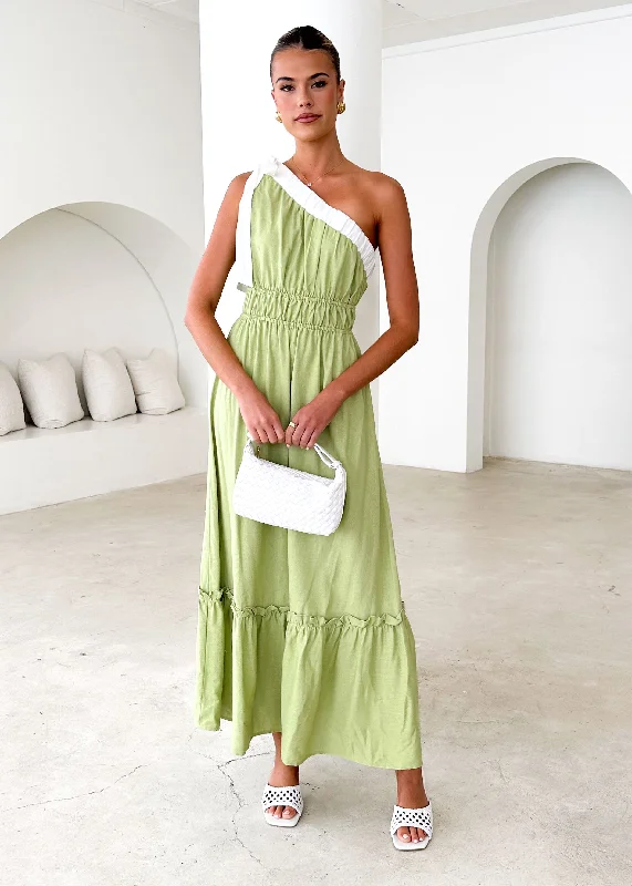 Backless Women Dress for a Sexy and Alluring Look at Evening EventsBackless Women Dress for a Sexy and Alluring Look at Evening EventsPeeta One Shoulder Maxi Dress - Pistachio Backless Women Dress for a Sexy and Alluring Look at Evening EventsBackless Women Dress for a Sexy and Alluring Look at Evening EventsPeeta One Shoulder Maxi Dress - Pistachio