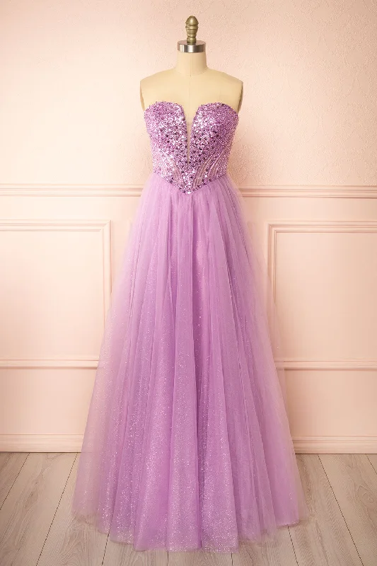 Ball Gown Women Dress with a Full Skirt for a Princess - like LookBall Gown Women Dress with a Full Skirt for a Princess - like LookYeji Lavender | Sparkly Maxi Dress w/ Embroidered Bodice Ball Gown Women Dress with a Full Skirt for a Princess - like LookBall Gown Women Dress with a Full Skirt for a Princess - like LookYeji Lavender | Sparkly Maxi Dress w/ Embroidered Bodice