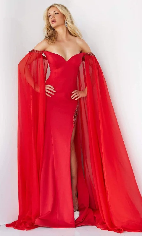 Ball Gown Women Dress with a Full Skirt for a Princess - like LookBall Gown Women Dress with a Full Skirt for a Princess - like LookJovani - 07652 Cascading Drape Off Shoulder Gown Ball Gown Women Dress with a Full Skirt for a Princess - like LookBall Gown Women Dress with a Full Skirt for a Princess - like LookJovani - 07652 Cascading Drape Off Shoulder Gown