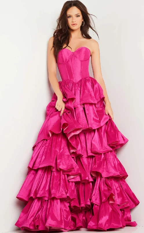 Off - the - Shoulder Women Dress for a Romantic and Feminine LookOff - the - Shoulder Women Dress for a Romantic and Feminine LookJovani 36619CL Dress