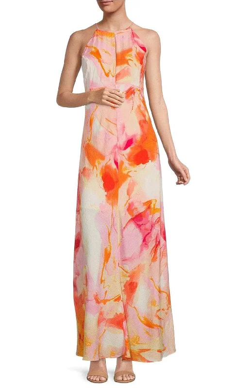 Plus Size Women Dress with a Flattering A - Line Cut for Comfort and StylePlus Size Women Dress with a Flattering A - Line Cut for Comfort and StyleLaundry HV03D02 - Tie-Dye Halter Long Dress Plus Size Women Dress with a Flattering A - Line Cut for Comfort and StylePlus Size Women Dress with a Flattering A - Line Cut for Comfort and StyleLaundry HV03D02 - Tie-Dye Halter Long Dress