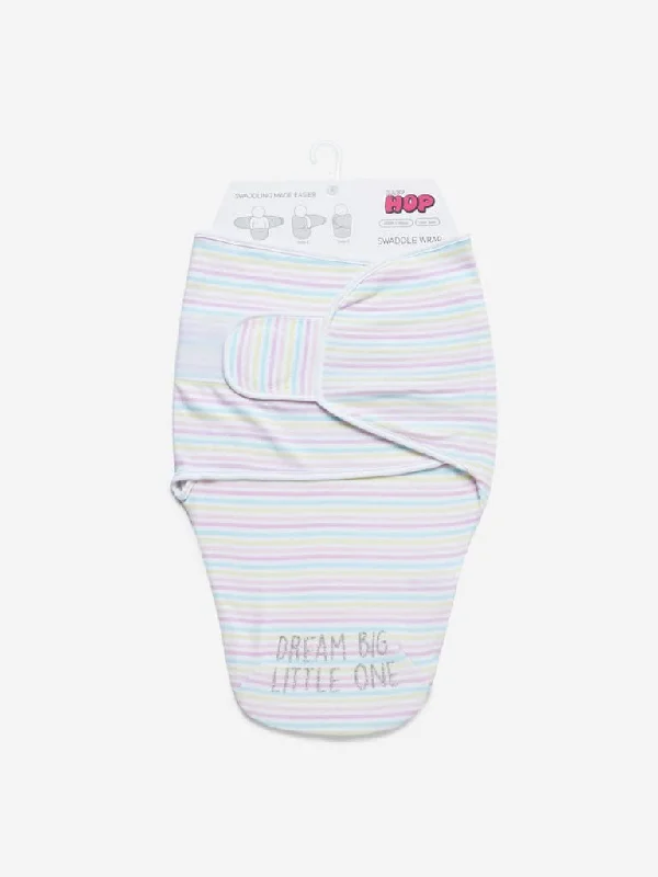Bermuda Women Shorts for a Classic and Sophisticated LookBaby HOP Multicolour Striped Swaddle Wrap Bermuda Women Shorts for a Classic and Sophisticated LookBaby HOP Multicolour Striped Swaddle Wrap