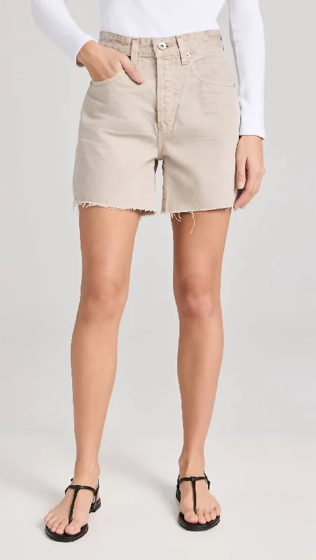 Cuffed Women Shorts for a Laid - Back and Trendy LookClove Shorts In 5 Years Sulfur Desert Taupe Cuffed Women Shorts for a Laid - Back and Trendy LookClove Shorts In 5 Years Sulfur Desert Taupe