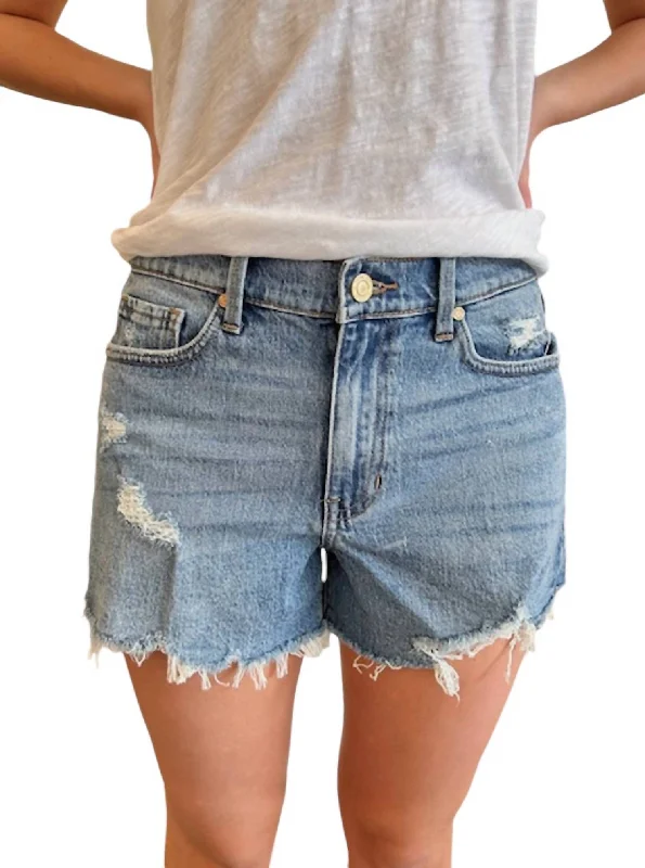 Solid Color Women Shorts in Bright Hues for a Bold StatementDenim Shorts In Blue