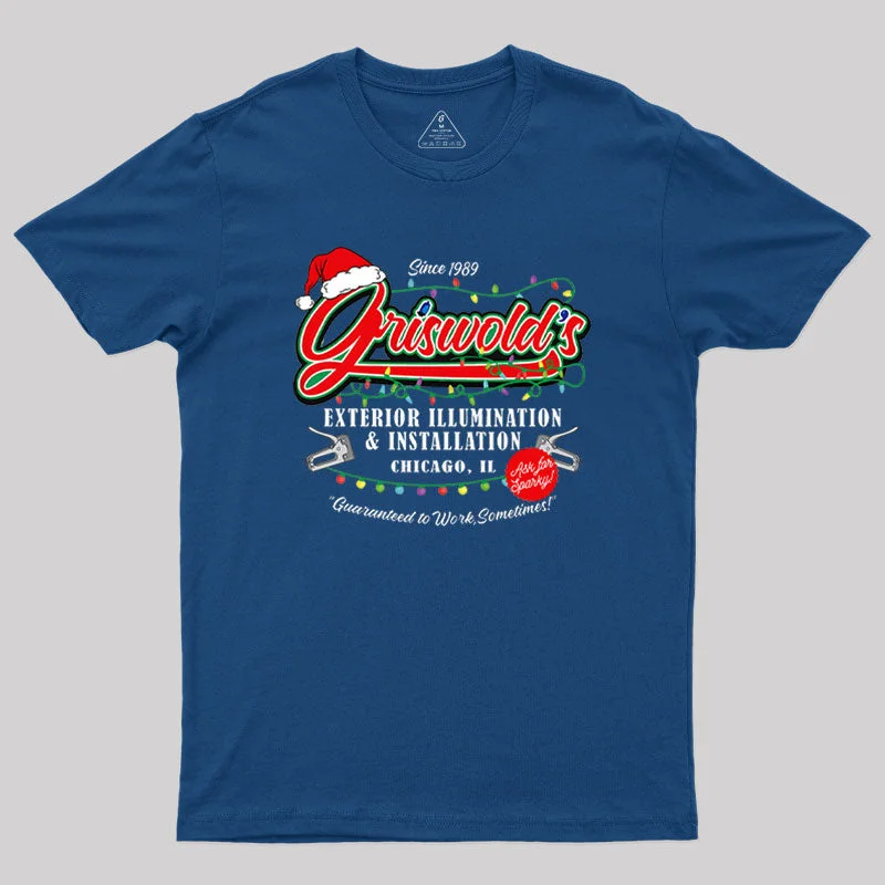 Pocketed Women T Shirt for Added FunctionalityGriswold Illumination Christmas Vacation '89 Geek T-Shirt Pocketed Women T Shirt for Added FunctionalityGriswold Illumination Christmas Vacation '89 Geek T-Shirt