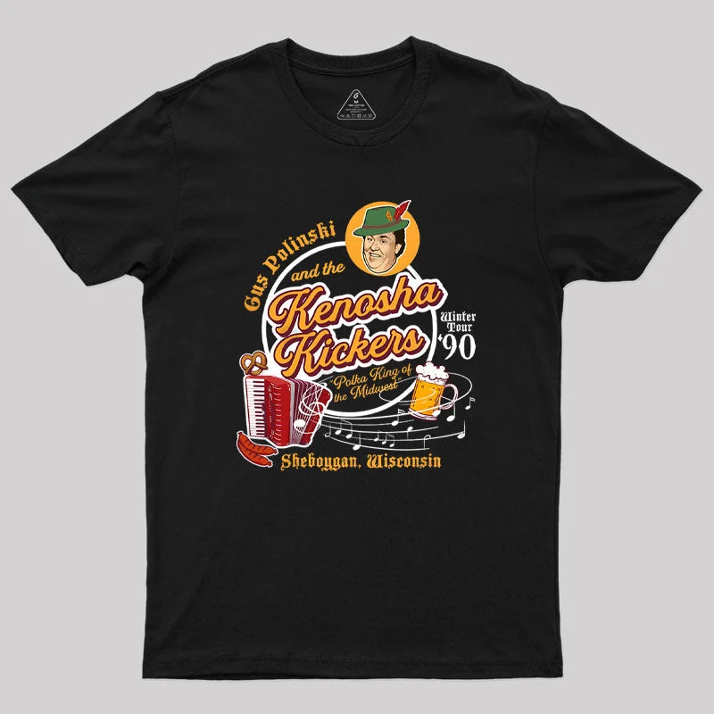 Ringer T Shirt Women with Retro - Inspired StripesGus Polinski and the Kenosha Kickers Geek T-Shirt Ringer T Shirt Women with Retro - Inspired StripesGus Polinski and the Kenosha Kickers Geek T-Shirt