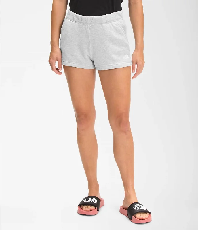 Printed Floral Women Shorts for a Summer - Ready StyleHalf Dome Logo 3'' Shorts In Light Grey Heather