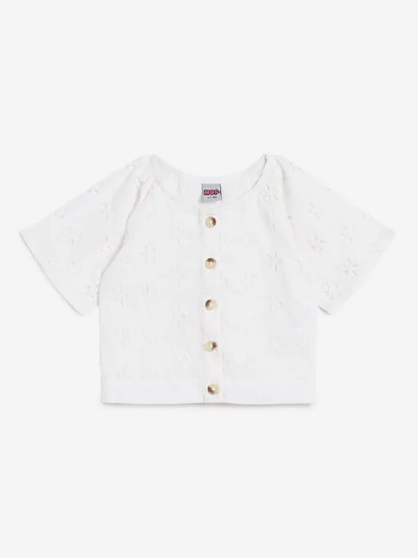 Patterned Geometric Women Shorts for a Modern AppealHOP Kids White Broderie Anglaise Top Patterned Geometric Women Shorts for a Modern AppealHOP Kids White Broderie Anglaise Top