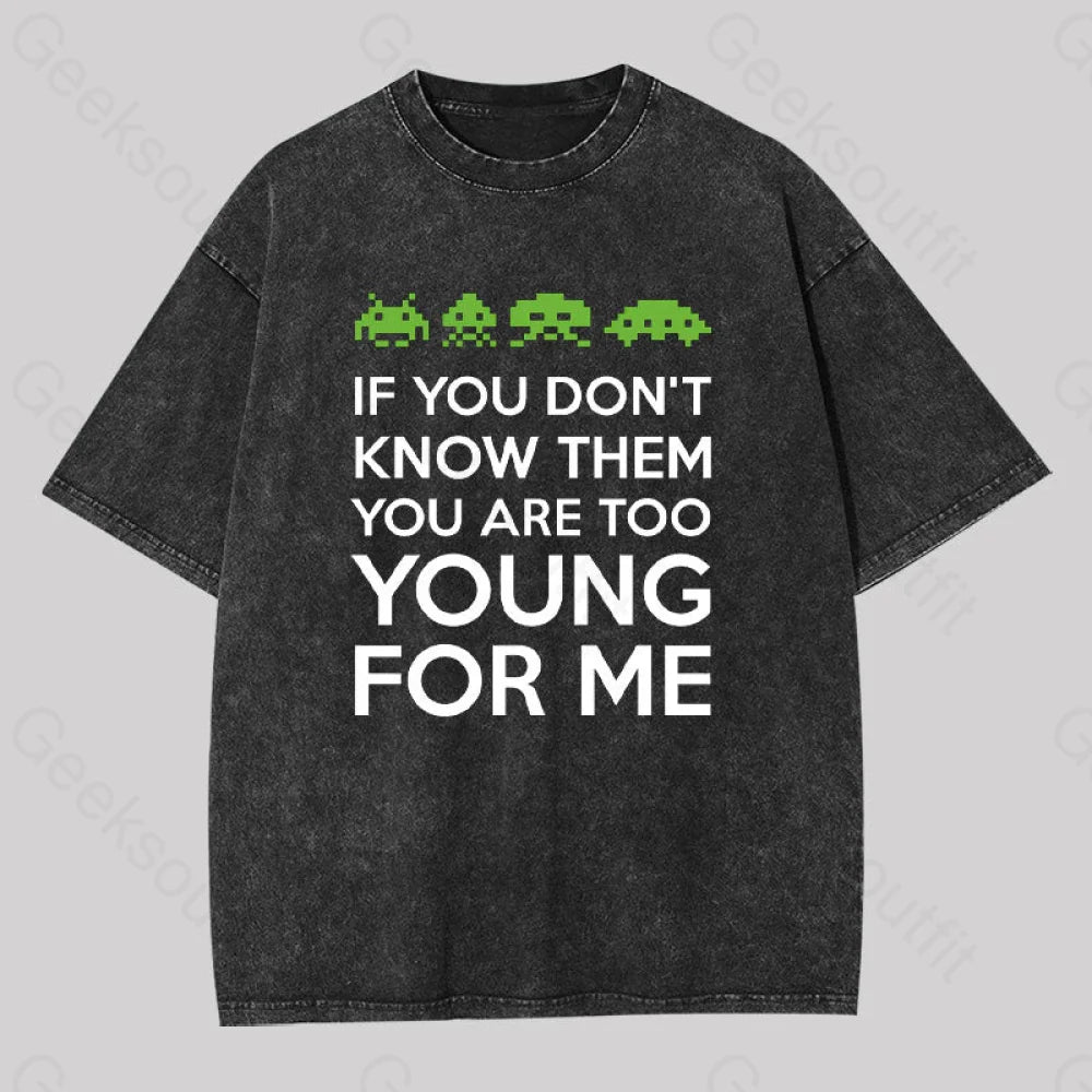 Floral Print Women T Shirt for a Feminine TouchIf You Don't Know Them Washed T-shirt Floral Print Women T Shirt for a Feminine TouchIf You Don't Know Them Washed T-shirt