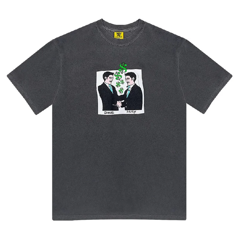 Organic Cotton Women T Shirt for Eco - Conscious WearersIggy / Sneeze Corporate Handshake Tee Organic Cotton Women T Shirt for Eco - Conscious WearersIggy / Sneeze Corporate Handshake Tee