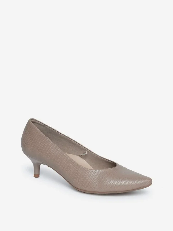 Bermuda Women Shorts for a Classic and Sophisticated LookLUNA BLU Taupe Comfort-Fit Textured Pumps Bermuda Women Shorts for a Classic and Sophisticated LookLUNA BLU Taupe Comfort-Fit Textured Pumps