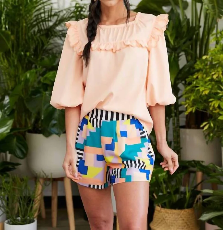 Tie - Waist Women Shorts for a Customizable FitMatthews Short In Palmer