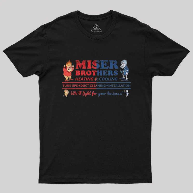 Muscle Women T Shirt for a Sporty and Casual LookMiser Brothers Heating and Cooling Christmas T-Shirt Muscle Women T Shirt for a Sporty and Casual LookMiser Brothers Heating and Cooling Christmas T-Shirt
