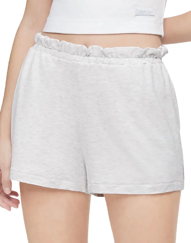 Denim Women Shorts with Distressed Details for a Casual VibePure Lounge Sleep Short In Snow Heather Denim Women Shorts with Distressed Details for a Casual VibePure Lounge Sleep Short In Snow Heather