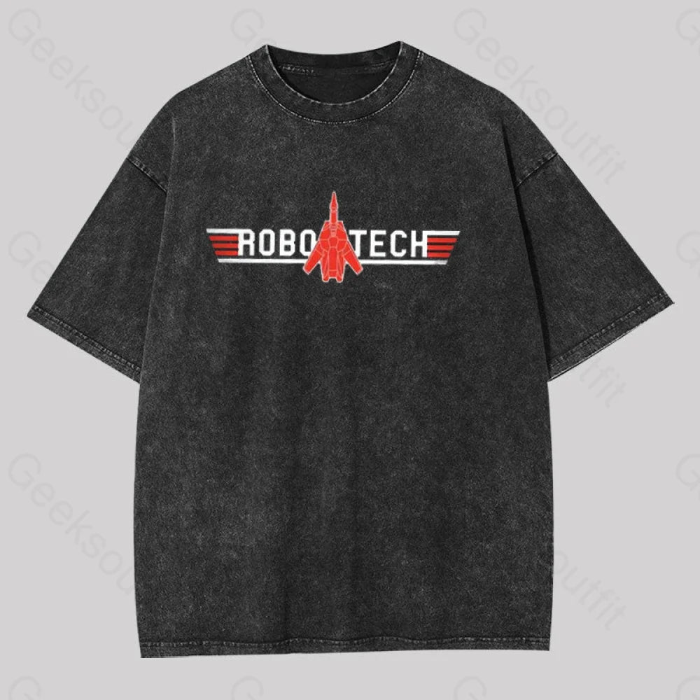 Sleeveless Women T Shirt for Summer ComfortRobo Tech Geek Washed T-shirt