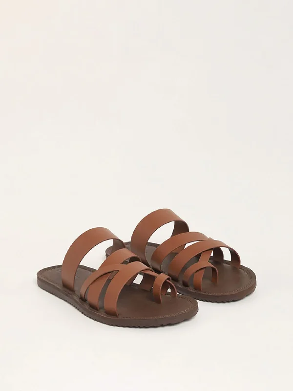 Leather Look Women Shorts for an Edgy and Chic StyleSOLEPLAY Brown Strappy Leather Sandals Leather Look Women Shorts for an Edgy and Chic StyleSOLEPLAY Brown Strappy Leather Sandals
