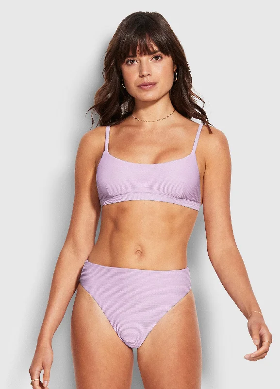 Plus - size bikini with full - coverage options for comfort and confidenceEssentials High Rise Pant - Lilac Plus - size bikini with full - coverage options for comfort and confidenceEssentials High Rise Pant - Lilac