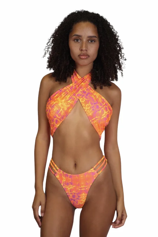 Plus - size bikini with full - coverage options for comfort and confidenceLAVA THONG BOTTOM Plus - size bikini with full - coverage options for comfort and confidenceLAVA THONG BOTTOM