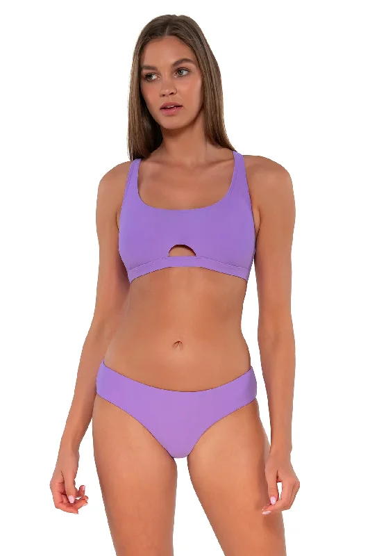 Tie - side bikini bottoms for an adjustable and stylish fitSunsets Passion Flower Brandi Bralette Top Tie - side bikini bottoms for an adjustable and stylish fitSunsets Passion Flower Brandi Bralette Top