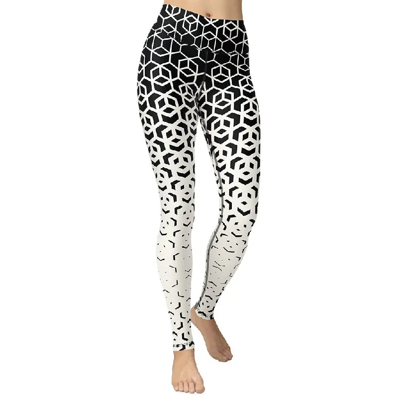 Plus Size Women's Embroidered Tight Trousers in White for a Feminine and Elegant StyleInfinite Geometric Yoga Leggings Plus Size Women's Embroidered Tight Trousers in White for a Feminine and Elegant StyleInfinite Geometric Yoga Leggings